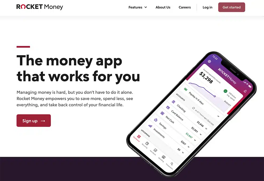 Rocket Money signup